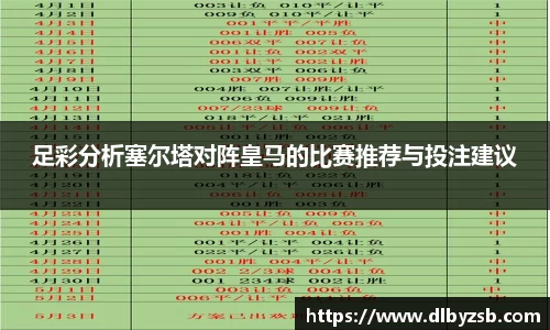 足彩分析塞尔塔对阵皇马的比赛推荐与投注建议